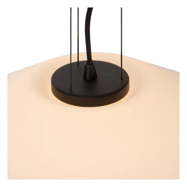 Lucide TREVOR - Pendant light - Ø 50 cm - 1xE27 - Opal - detail 2